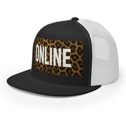 Gorra Online Leopard Black/White