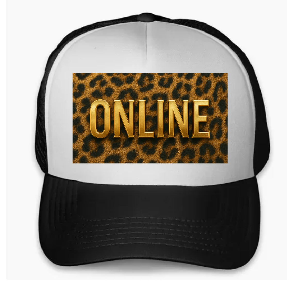 Gorra Online Leopard Gold