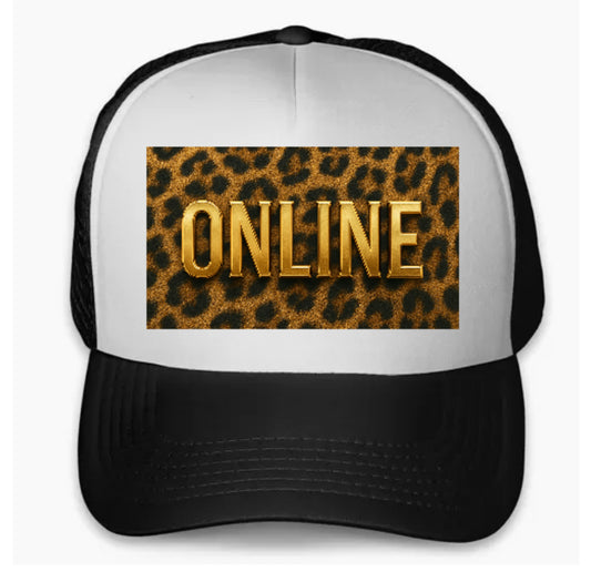 Gorra Online Leopard Gold