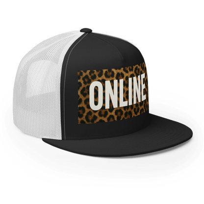 Gorra Online Leopard Black/White