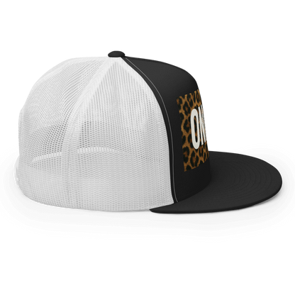 Gorra Online Leopard Black/White