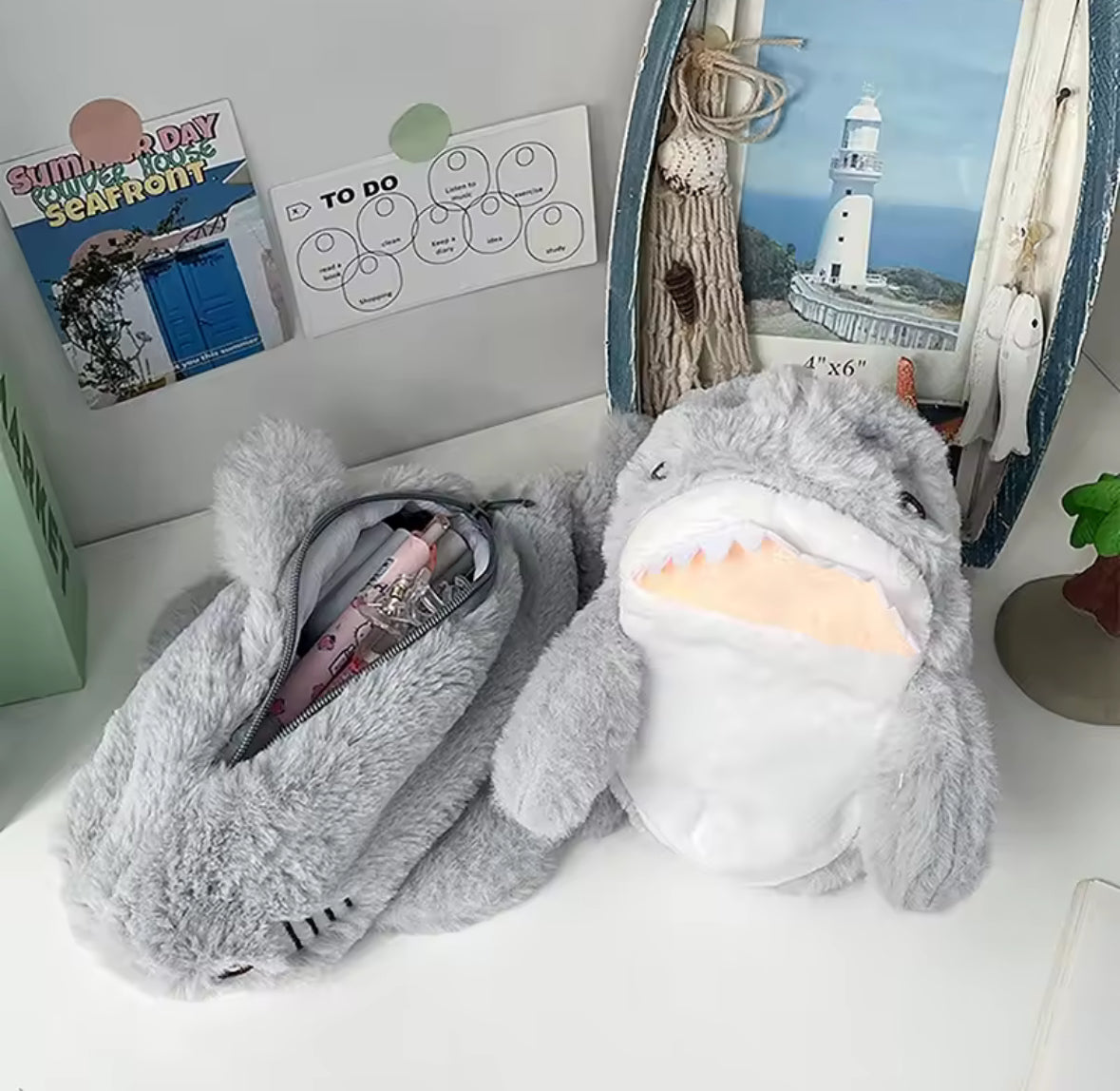 Estuche Peluche Tiburón