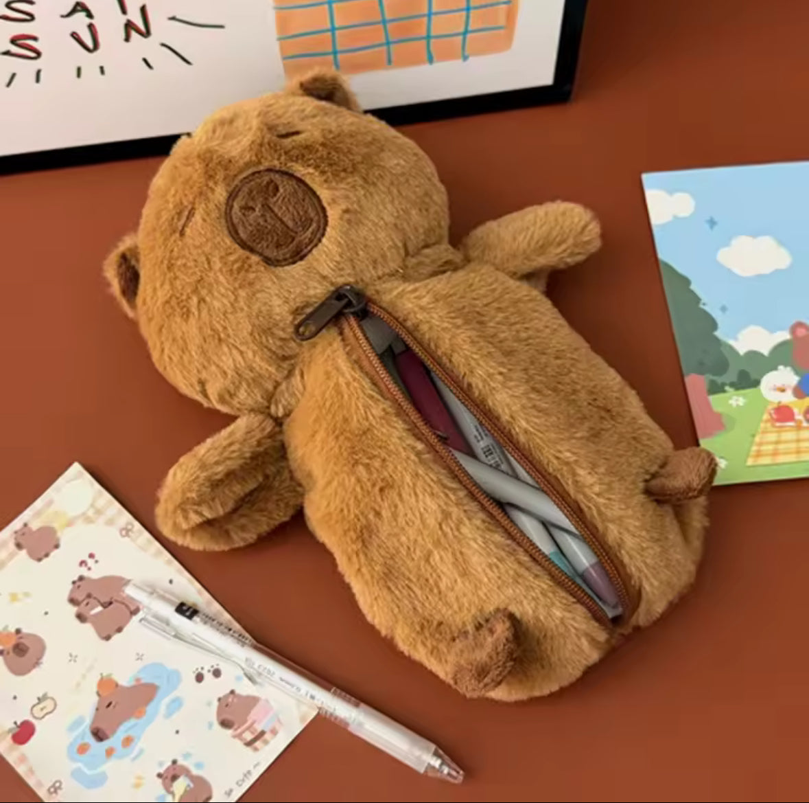 Estuche Peluche Capibara