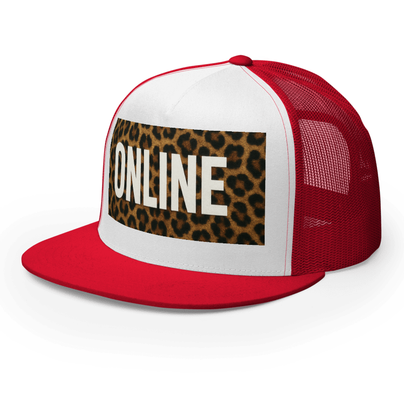 Gorra Online Red Leopard