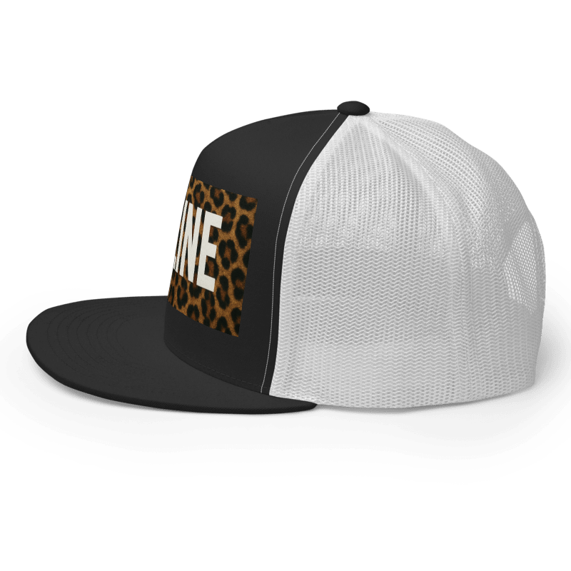 Gorra Online Leopard Black/White