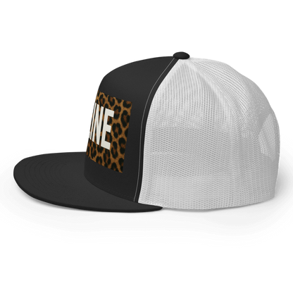 Gorra Online Leopard Black/White